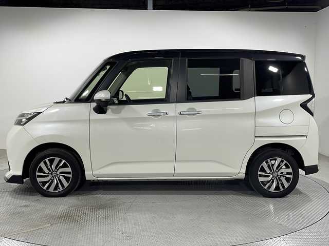 トヨタ タンク カスタムG 広島県 2020(令2)年 2.7万km ブラックマイカメタリック/パールホワイト2トーン 純正ナビ　/バックカメラ　/シートヒーター　/両側パワースライドドア　/コーナーセンサー　/衝突軽減　/レーンキープ　/オートハイビーム　/踏み間違い防止　/クルーズコントロール　/ＬＥＤヘッドライト　/Ｂｌｕｅｔｏｏｔｈ/純正14インチアルミホイール(165/65/R14)/エアバック(運転席/助手席)