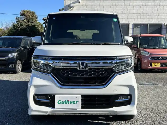 ホンダ Ｎ ＢＯＸ カスタム G L ターボ ホンダセンシング 東京都 2019(平31)年 2.2万km プラチナホワイトパール ワンオーナー/純正GathersSDナビ（VXM-194VFi）/両側パワースライドドア/バックカメラ/純正15インチアルミホイール/ホンダセンシング/ビルトインETC/取扱説明書/保証書/スペアキー1本