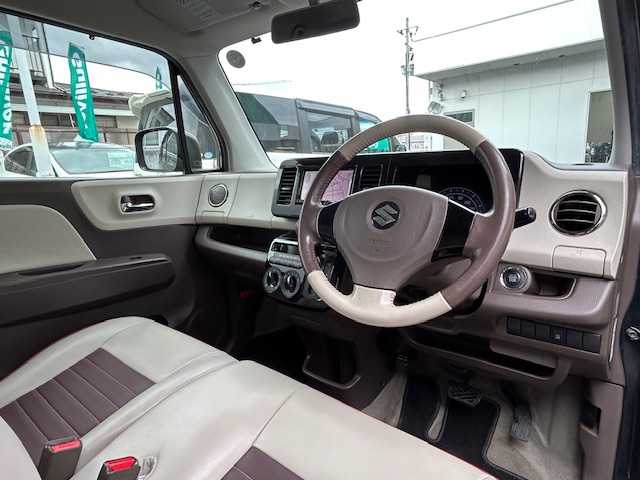 スズキ ＭＲワゴン Wit LS 宮城県 2013(平25)年 8万km コメットグリーン ワンオーナー/社外SDナビ/AM/FM/MSV/USB/CD/DVD/ワンセグTV/HIDヘッドライト/オートライト/アイドリングストップ/エンジンプッシュスタート/スマートキー/スペアキー１本/ドアバイザー/保証書/取扱説明書有り/社外AW付き夏タイヤ/（155/65/R14）