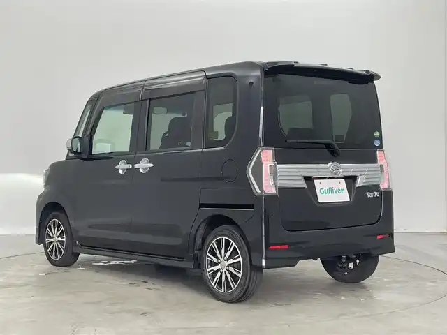 ダイハツ タント カスタムX トップED LTD SAⅢ 埼玉県 2018(平30)年 4.5万km ブラックマイカメタリック 全方位カメラ/バックカメラ/純正SDナビ（NSZN－W66D）/Bluetooth・フルセグ/パノラミックビュー/AHB/オートライト/LEDヘッドライト/両側パワースライドドア/ビルトインETC /プリクラッシュセーフティ/D席シートヒーター/AAC/ステアリングリモコン/ハーフレザーシート/電子格納ミラー/純正14インチアルミホイール/スマートキー/スペアキー1本/プッシュスタート