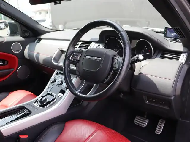 ランドローバー レンジローバーイヴォーク HSEダイナミック 長野県 2016(平28)年 4.7万km グレーⅡ 赤黒ツートンレザー/パノラマガラスルーフ/純正ナビTV/360°カメラ/クルコン/MERIDIANサウンド/衝突軽減B/LKA/BSM/パワーシート/ヒーター/パワーバックドア/OP20AW/LEDライト