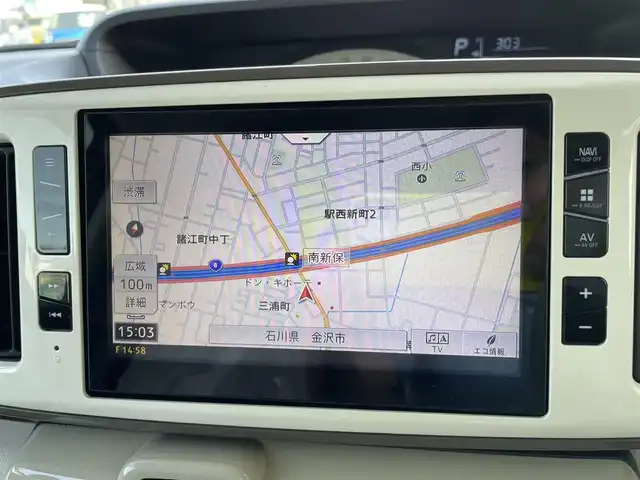 ダイハツ ムーヴ キャンバス X メイクアップ SA Ⅱ 石川県 2017(平29)年 7.4万km スムースグレーマイカメタリック/ブラックマイカメタリック 2トーン 純正8型ナビ/フルセグTV/バックカメラ/LEDヘッドライト/両側スライドドア/スマートアシスト/スマートキー/プッシュスタート/電動ミラー/フォグランプ/ステアリングリモコン/保証書