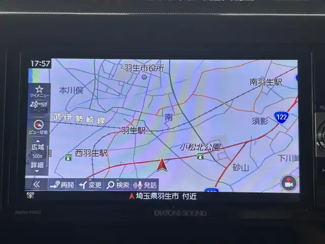 ダイハツ トール G SAⅡ 埼玉県 2018(平30)年 6.9万km プラムブラウンクリスタルマイカ 純正ナビ　Ｂｌｕｅｔｏｏｔｈ　フルセグＴＶ　両側パワースライドドア クルーズコントロール　ドライブレコーダー　コーナーセンサー　衝突軽減システム　スペアキー ETC アイドリングストップ