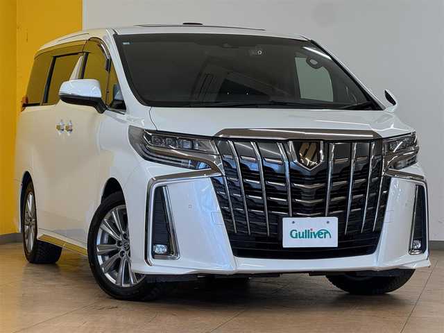 トヨタ アルファード S タイプゴールド 群馬県 2020(令2)年 2.9万km ホワイトパールクリスタルシャイン セーフティセンス/サンルーフ/純正フリップダウンモニター/純正ディスプレイオーディオ/　　CD/DVD/BT/USB/Miracast/バックカメラ/両側パワースライドドア/パワーバックドア/レーダークルーズコントロール/三眼LEDオートライト/シーケンシャルウィンカー/ハーフレザーシート/純正18インチAW/コーナーセンサー/前後ドライブレコーダー/レーンアシスト/オートブレーキホールド/ステアリングスイッチ/オートリトラクタブルミラー/横滑り防止装置/サイド・カーテンエアバッグ/スマートキー/ビルトインETC2.0