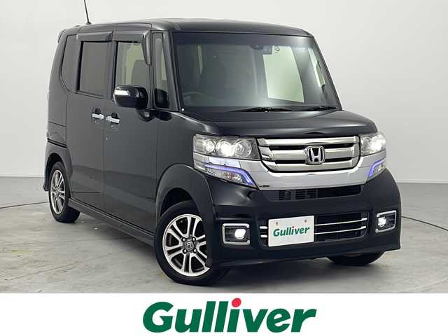 ホンダ Ｎ ＢＯＸ カスタム G SSパッケージ 愛知県 2017(平29)年 6.6万km クリスタルブラックパール 純正ナビ/   フルセグTV/CD/DVD/Bluetooth/バックモニター/横滑り防止装置/前席シートヒーター/両側パワースライドドア/アイドリングストップ/前後ドライブレコーダー/純正14インチアルミホイール/純正フロアマット/プッシュスタート/スマートキー/ＥＴＣ/禁煙車