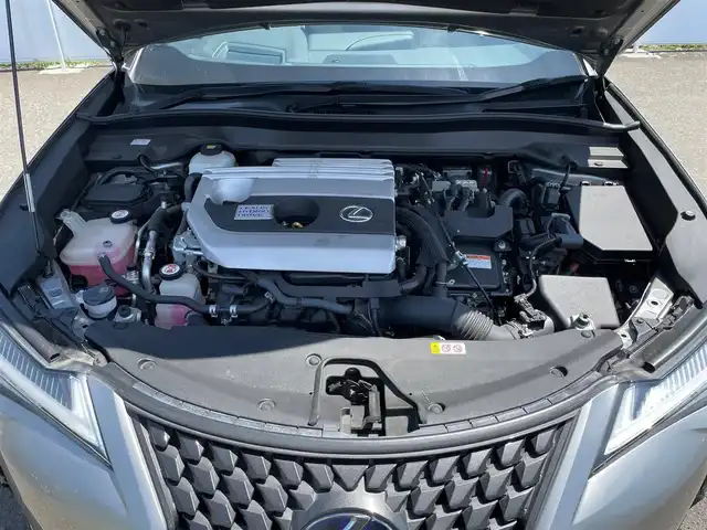 レクサス ＵＸ 250h 岩手県 2019(平31)年 8.7万km ソニックチタニウム ナビ　ヘッドアップディスプレイ　バックＣ　フルセグ　ＤＶＤ再生　ＥＴＣ２．０　レーダークルーズ　オートＬＥＤライト　フォグランプ　純正１８ＡＷ　全席ＵＳＢポート　電動パーキングブレーキ　スペアキー