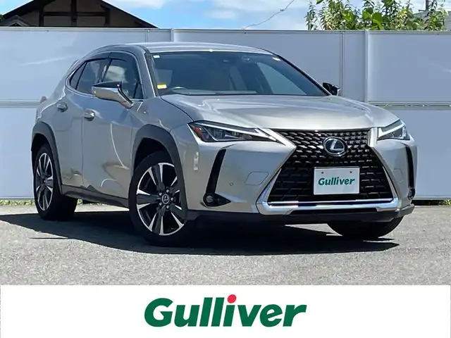 レクサス ＵＸ 250h 岩手県 2019(平31)年 8.7万km ソニックチタニウム ナビ　ヘッドアップディスプレイ　バックＣ　フルセグ　ＤＶＤ再生　ＥＴＣ２．０　レーダークルーズ　オートＬＥＤライト　フォグランプ　純正１８ＡＷ　全席ＵＳＢポート　電動パーキングブレーキ　スペアキー