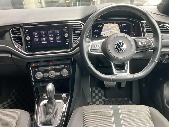 フォルクスワーゲン ＶＷ Ｔ－ロック TSI ブラックスタイル 和歌山県 2022(令4)年 1.9万km 青Ｍ ワンオーナー/純正ナビ　TV/BT/USB/バックカメラ/ETC/BSM/ACC/AppleCarplay/AndroidAuto/360度ドラレコ/LEDヘッドライト/ルーフレール/取扱説明書/保証書/スペアキー