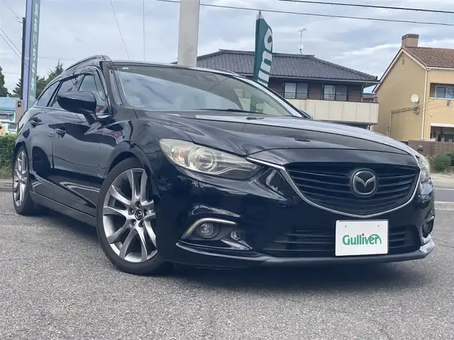 マツダ アテンザ ワゴン XD Lパッケージ 愛知県 2013(平25)年 12.5万km ジェットブラックマイカ スマートシティブレーキサポート/ブラインドスポットモニタリング/車線逸脱警報機能/純正SDナビTV/BOSEサウンド/DVDビデオ＆CD/地デジ フルセグ/Bluetoothオーディオ/レーダークルーズコントロール/バックカメラ/ステアリングスイッチ/インテリジェントキー/プッシュスタート/キセノンヘッドライト/オートライト/ETC