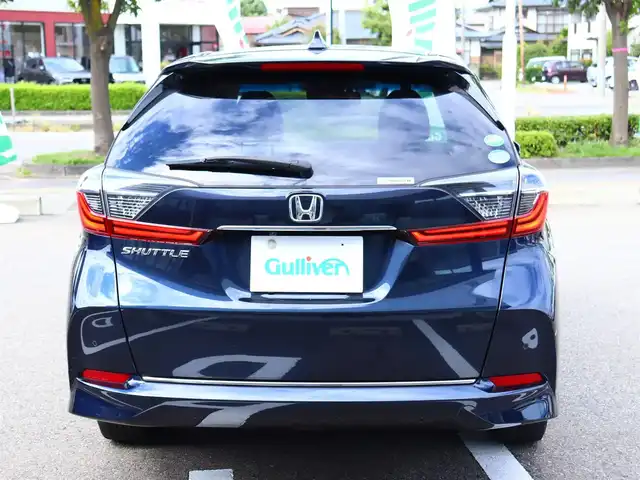 ホンダ シャトル G ホンダセンシング 福島県 2021(令3)年 4.9万km ミッドナイトブルービームM  ワンオーナー / ホンダセンシング/ 純正SDナビ＋フルセグTV/ バックカメラ/ クルーズコントロール/ アイドリングストップ/ 純正フォグランプ/ レーンアシスト/ プッシュスタート/ 横滑り防止/ フロントリアコーナーセンサー/ 純正前後ドライブレコーダー/ 純正ラバーマット/ 新車保証書/ 取扱説明書