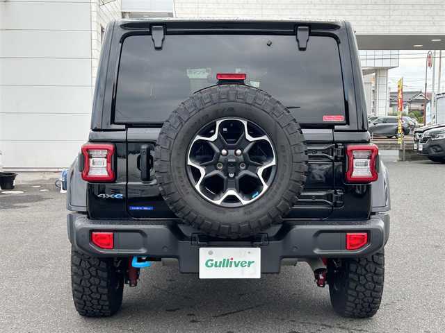 クライスラー・ジープ ジープ ラングラー アンリミテッド ルビコン 4xe 広島県 2022(令4)年 1.7万km ブラック プラグインハイブリッド/Eセレクトモード/衝突軽減ブレーキ/アダプティブクルーズコントロール/純正ナビ/地デジTV/Bluetooth/純正USB/AUX/Cタイプ端子/フロント/サイド/バックカメラ/ALPINEスピーカー/黒レザーシート/前席シートヒーター/アクスルロックスイッチ/社外デジタルインターミラー/前後ドライブレコーダー/純正17インチアルミ/LEDヘッドライト/スマートキー/保証書/取扱説明書/ETC2.0/充電ケーブル有り/純正フロアマット