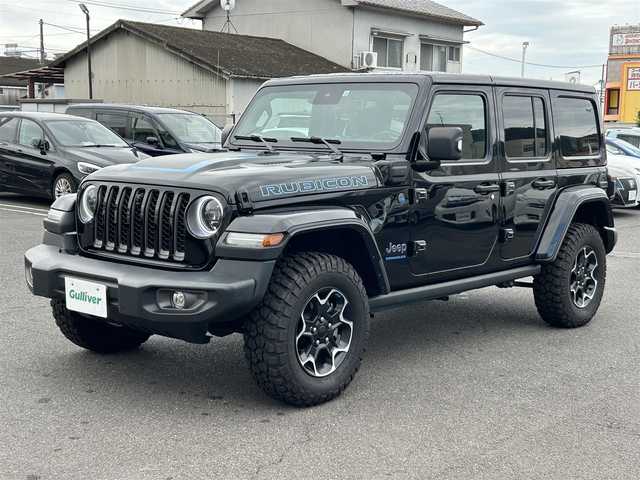 クライスラー・ジープ ジープ ラングラー アンリミテッド ルビコン 4xe 広島県 2022(令4)年 1.7万km ブラック プラグインハイブリッド/Eセレクトモード/衝突軽減ブレーキ/アダプティブクルーズコントロール/純正ナビ/地デジTV/Bluetooth/純正USB/AUX/Cタイプ端子/フロント/サイド/バックカメラ/ALPINEスピーカー/黒レザーシート/前席シートヒーター/アクスルロックスイッチ/社外デジタルインターミラー/前後ドライブレコーダー/純正17インチアルミ/LEDヘッドライト/スマートキー/保証書/取扱説明書/ETC2.0/充電ケーブル有り/純正フロアマット