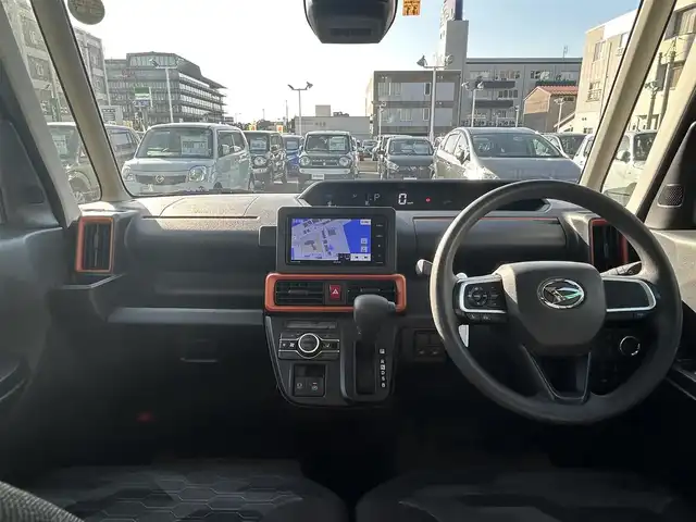 ダイハツ タント ファンクロス 島根県 2022(令4)年 1.3万km フォレストカーキメタリック 社外ＳＤナビ　/フルセグTV　/ＤＶＤ再生　/Ｂｌｕｅｔｏｏｔｈ接続　/両側パワースライドドア　/アイドリングストップ　/衝突軽減ブレーキ　/レーンキープアシスト/前後コーナーセンサー　/前席シートヒーター　/オートハイビーム／ライト　/スマートキー/プッシュスタート/純正LEDヘッドライト　/純正１４インチアルミホイール/保証書・取扱説明書