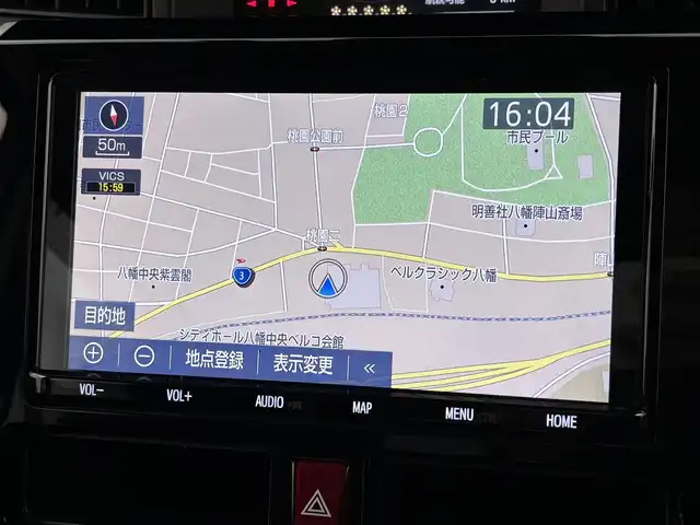 トヨタ ルーミー カスタムG 福岡県 2019(平31)年 7.3万km 白 純正ナビ／フルセグＴＶ　/バックカメラ　/ＥＴＣ　/前方ドラレコ　/クルーズコントロール　/コーナーセンサー　/衝突被害軽減ブレーキ　/横滑り防止装置　/アイドリングストップ　/両側電動スライドドア　/純正１４インチＡＷ