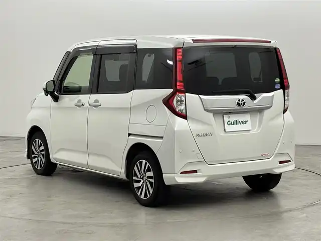 トヨタ ルーミー カスタムG 福岡県 2019(平31)年 7.3万km 白 純正ナビ／フルセグＴＶ　/バックカメラ　/ＥＴＣ　/前方ドラレコ　/クルーズコントロール　/コーナーセンサー　/衝突被害軽減ブレーキ　/横滑り防止装置　/アイドリングストップ　/両側電動スライドドア　/純正１４インチＡＷ