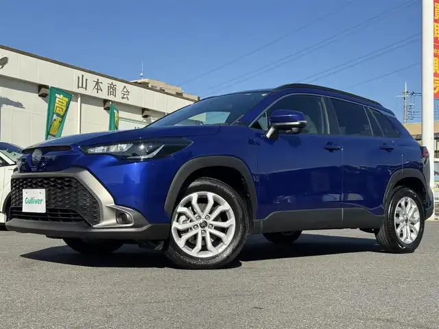 トヨタ カローラ クロス ハイブリッド S 千葉県 2024(令6)年 1.5万km ダークブルーマイカM ワンオーナー/トヨタセーフティーセンス/プリクラッシュセーフティ/レーダークルーズコントロール/レーンキープアシスト/ブラインドスポットモニター/純正ナビ/Bluetooth/バックカメラ/LEDライト/ETC/純正17インチAW/スマートキー/保証書・取説/スペアキー