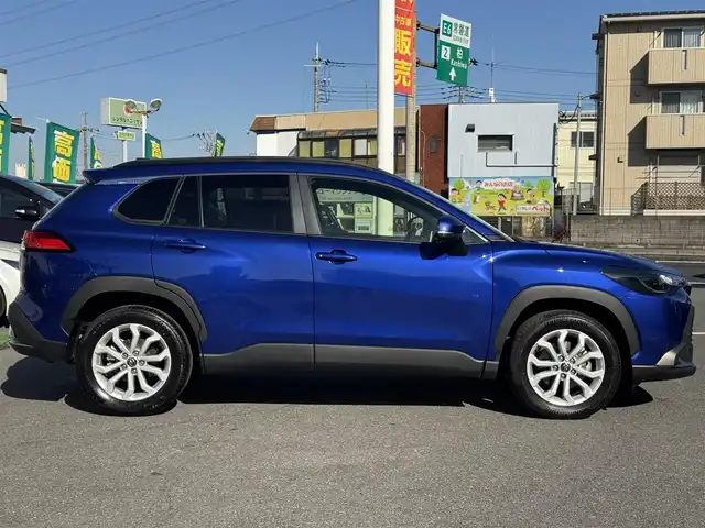 トヨタ カローラ クロス ハイブリッド S 千葉県 2024(令6)年 1.5万km ダークブルーマイカM ワンオーナー/トヨタセーフティーセンス/プリクラッシュセーフティ/レーダークルーズコントロール/レーンキープアシスト/ブラインドスポットモニター/純正ナビ/Bluetooth/バックカメラ/LEDライト/ETC/純正17インチAW/スマートキー/保証書・取説/スペアキー