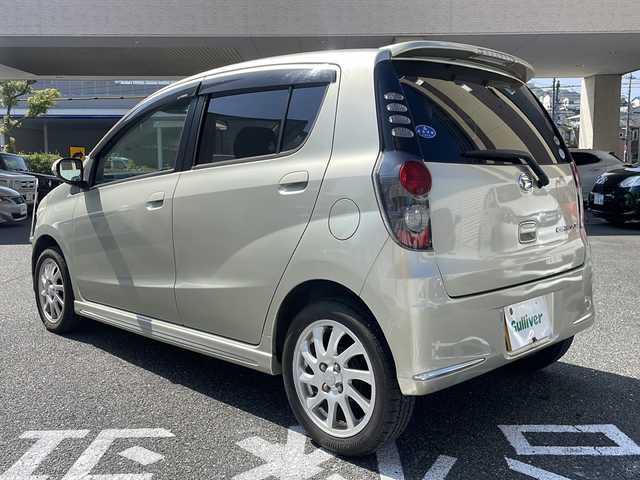 ダイハツ ミラ カスタム RS 広島県 2010(平22)年 10.1万km シャンパンゴールドメタリック /登録時走行距離/　　　　　　　100146キロ/ワンオーナー/純正ナビ/スペアキー×１/新車時整備手帳/　　【保証書】/取扱説明書/