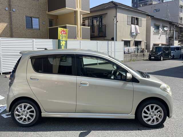 ダイハツ ミラ カスタム RS 広島県 2010(平22)年 10.1万km シャンパンゴールドメタリック /登録時走行距離/　　　　　　　100146キロ/ワンオーナー/純正ナビ/スペアキー×１/新車時整備手帳/　　【保証書】/取扱説明書/