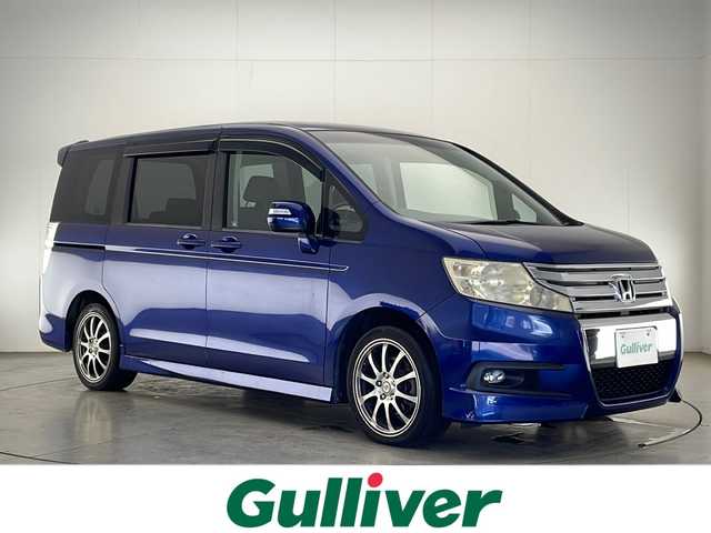 ホンダ ステップワゴン スパーダ Z 宮崎県 2010(平22)年 14.3万km コバルトブルーパール 純正ナビ/Ｂｌｕｅｔｏｏｔｈ/ＡＭ／ＦＭ　/ＣＤ　/ワンセグＴＶ/両側パワースライドドア/ＥＴＣ　/パドルシフト/アイドリングストップ/社外１７インチＡＷ /純正フロアーマット/電動格納ミラー /スペアキー
