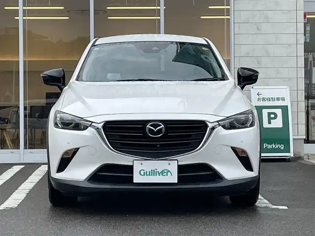 マツダ ＣＸ－３ 15S アーバンドレッサー 宮崎県 2022(令4)年 5.3万km スノーフレイクホワイトパールマイカ 純正ナビ/（CD/DVD/AM/FM/BT/USB)/フルセグTV/バックカメラ/全方位カメラ/ステアリングスイッチ/レーダークルーズコントロール/アイドリングストップ/車線逸脱警報機能/クリアランスソナー/D席/N席シートヒーター/ステアリングヒーター/革シート/前後ドライブレコーダー/ヘッドアップディスプレイ/ETC