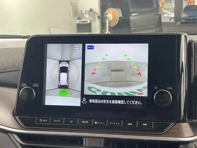 日産 オーラ G レザーエディション 愛知県 2023(令5)年 3.7万km ピュアホワイトパール 9型メーカーOPナビ（AM/FM/フルセグ/BT/AppleCarPay）/BOSEパーソナルプラスサウンドシステム/プロパイロット/インテリジェントルームミラー/置くだけ充電/全方位カメラ/純正17インチアルミホイール/LEDヘッドライト/運転支援/・エマージェンシーブレーキ/・車線逸脱警報/・後側方車両検知警報/・速度標識表示/・ルート減速支援/・ハンドル支援/・ソナー/・後退時車両検知警報/・ふらつき警報/・トレースコントロール/ハーフレザーシート/AUTOHOLD/ビルトイン2.0ETC/純正フロアマット/電動格納ミラー/フロントフォグ/オートハイビーム/オートライト/前後コーナーセンサー/ドアバイザー