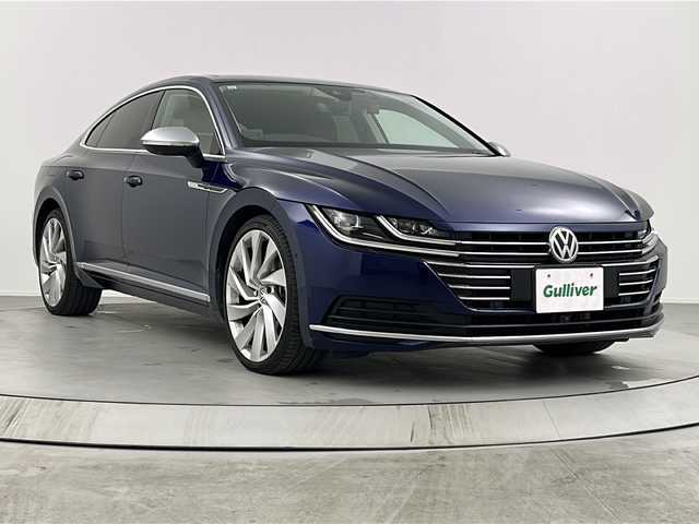 フォルクスワーゲン アルテオン TSI 4モーション エレガンス 熊本県 2019(令1)年 7.3万km アトランティックブルーM 保証書/取扱説明書/純正メモリーナビ/フルセグ/Bluetooth/サンルーフ/ディナウディオサウンド/パークアシスト/クルーズコントロール/パワーシート/シートヒーター/ハンドルヒーター/パドルシフト/ETC2.0/ドライブレコーダー/レザーシート/スマートキー×２