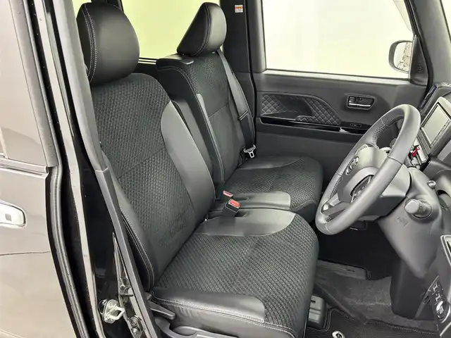 ダイハツ タント カスタム RS 福岡県 2021(令3)年 2.1万km ブラックマイカメタリック ワンオーナー　/純正ナビ／フルセグＴＶ　/ビルトインＥＴＣ　/３６０°ドラレコ　/レーダークルコン　/コーナーセンサー　/衝突被害軽減ブレーキ　/両側電動スライドドア　/シートヒーター　/ハーフレザーシート　/純正１５インチＡＷ　/ＬＥＤヘッドライト