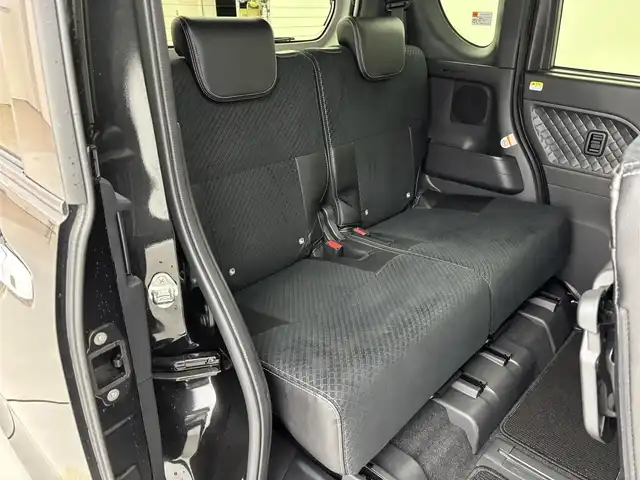 ダイハツ タント カスタム RS 福岡県 2021(令3)年 2.1万km ブラックマイカメタリック ワンオーナー　/純正ナビ／フルセグＴＶ　/ビルトインＥＴＣ　/３６０°ドラレコ　/レーダークルコン　/コーナーセンサー　/衝突被害軽減ブレーキ　/両側電動スライドドア　/シートヒーター　/ハーフレザーシート　/純正１５インチＡＷ　/ＬＥＤヘッドライト