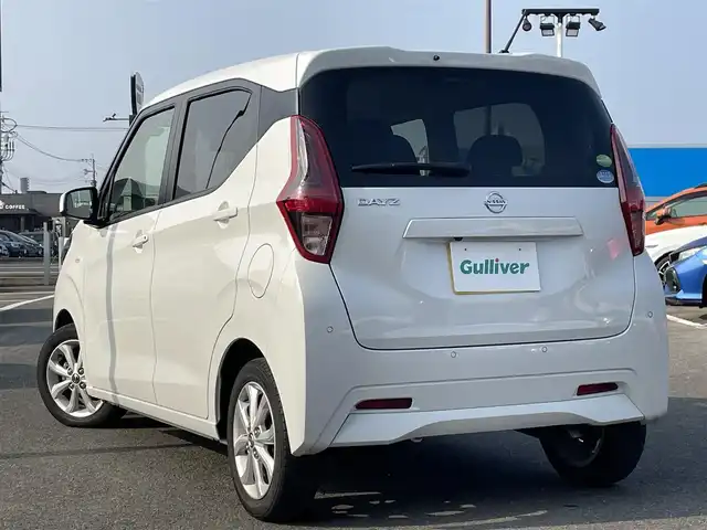 日産 デイズ X 長崎県 2020(令2)年 3万km ホワイトパール プッシュスタート/社外SDナビ/CD/BT/AUX/ワンセグTV/バックカメラ/エマージェンシーブレーキ/純正14インチAW/オートライト/ETC