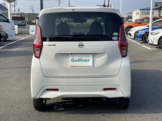 日産 デイズ X 長崎県 2020(令2)年 3万km ホワイトパール プッシュスタート/社外SDナビ/CD/BT/AUX/ワンセグTV/バックカメラ/エマージェンシーブレーキ/純正14インチAW/オートライト/ETC