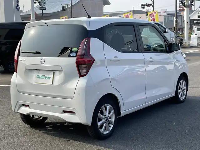 日産 デイズ X 長崎県 2020(令2)年 3万km ホワイトパール プッシュスタート/社外SDナビ/CD/BT/AUX/ワンセグTV/バックカメラ/エマージェンシーブレーキ/純正14インチAW/オートライト/ETC