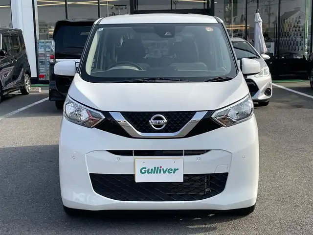 日産 デイズ X 長崎県 2020(令2)年 3万km ホワイトパール プッシュスタート/社外SDナビ/CD/BT/AUX/ワンセグTV/バックカメラ/エマージェンシーブレーキ/純正14インチAW/オートライト/ETC