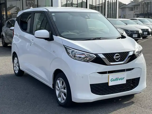 日産 デイズ X 長崎県 2020(令2)年 3万km ホワイトパール プッシュスタート/社外SDナビ/CD/BT/AUX/ワンセグTV/バックカメラ/エマージェンシーブレーキ/純正14インチAW/オートライト/ETC