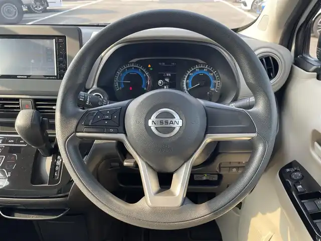 日産 デイズ X 長崎県 2020(令2)年 3万km ホワイトパール プッシュスタート/社外SDナビ/CD/BT/AUX/ワンセグTV/バックカメラ/エマージェンシーブレーキ/純正14インチAW/オートライト/ETC