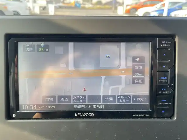 日産 デイズ X 長崎県 2020(令2)年 3万km ホワイトパール プッシュスタート/社外SDナビ/CD/BT/AUX/ワンセグTV/バックカメラ/エマージェンシーブレーキ/純正14インチAW/オートライト/ETC