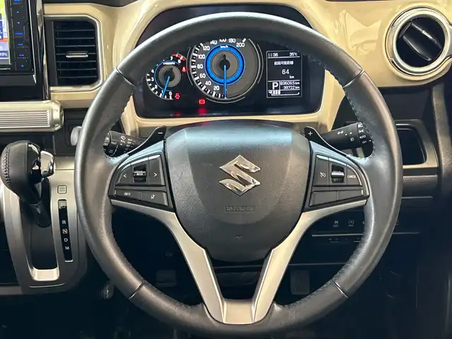 スズキ クロスビー HYBRID MZ 埼玉県 2018(平30)年 4万km クラッシーブラウンメタリック/ホワイト 2トーンルーフ デュアルセンサーブレーキサポート /メモリナビ/　　CD/DVD/BT/ワンセグ/クルーズコントロール /LEDオートライト /シートヒーター /純正16インチアルミホイール /ステアリングスイッチ /ETC