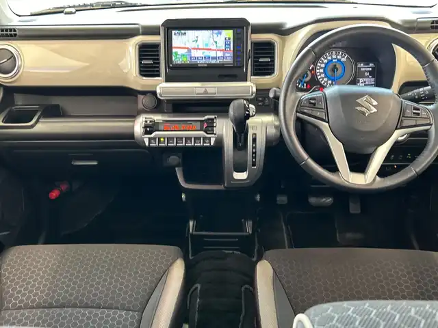 スズキ クロスビー HYBRID MZ 埼玉県 2018(平30)年 4万km クラッシーブラウンメタリック/ホワイト 2トーンルーフ デュアルセンサーブレーキサポート /メモリナビ/　　CD/DVD/BT/ワンセグ/クルーズコントロール /LEDオートライト /シートヒーター /純正16インチアルミホイール /ステアリングスイッチ /ETC