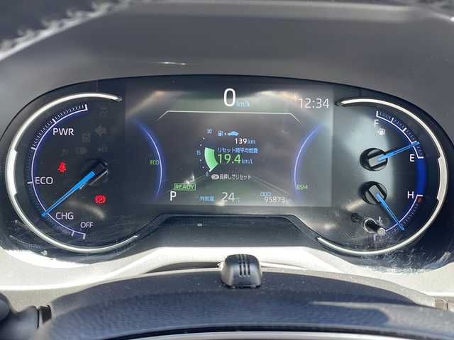 トヨタ ＲＡＶ４ ハイブリットG 三重県 2020(令2)年 9.6万km アティチュードブラックマイカ プッシュスタート/ビルトインETC/パワーバックドア/ステアリングスイッチ/革巻きステアリング/ステアリングヒーター/オートライト/オートマチックハイビーム/リヤクロストラフィックアラート/パーキングサポートブレーキ/ロードサインアシスト/純正フロアマット/純正ホイール/社外エアロ(TRD)/ルーフレール/レーダークルーズコントロール/レーンキープアシスト/前後ドライブレコーダー/パワーシート(D席)/シートヒーター(D+N席)/横滑り防止/純正SDナビ(AM/FM/CD/DVD/TV/BT)/バックカメラ/電子パーキング/黒革レザーシート/USB入力端子4か所/衝突軽減ブレーキ/ブラインドスポットモニター/コーナーセンサー/取扱説明書/ナビ取扱説明書/保証書/ワンオーナー/禁煙車/スペアキー