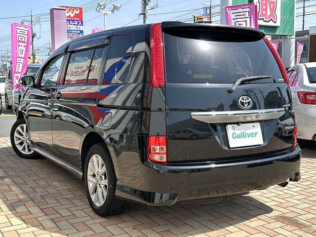 トヨタ アイシス プラタナ Uセレクション 鳥取県 2009(平21)年 19.3万km ブラックマイカ オート4WD/スマートドアロック/両側パワースライド/純正OPグリル/パドルシフト/社外メモリナビゲーション/フルセグ/クリアランスソナー/クリーンエアコン/オートライト/キセノンライト/フォグライト/保証書・取説