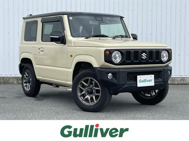 スズキ ジムニー XC 福岡県 2021(令3)年 2.1万km シフォンアイボリーメタリックブラック2トーンルーフ デュアルセンサーブレーキサポート/社外ナビ（ＭＤＶ－Ｄ３０８ＢＴ）/前席シートヒーター/クルーズコントロール/ＬＥＤオートライト/フォグランプ/ＥＴＣ/ワンセグ/ドアバイザー/スマートキー/純正アルミ