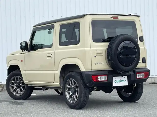 スズキ ジムニー XC 福岡県 2021(令3)年 2.1万km シフォンアイボリーメタリックブラック2トーンルーフ デュアルセンサーブレーキサポート/社外ナビ（ＭＤＶ－Ｄ３０８ＢＴ）/前席シートヒーター/クルーズコントロール/ＬＥＤオートライト/フォグランプ/ＥＴＣ/ワンセグ/ドアバイザー/スマートキー/純正アルミ