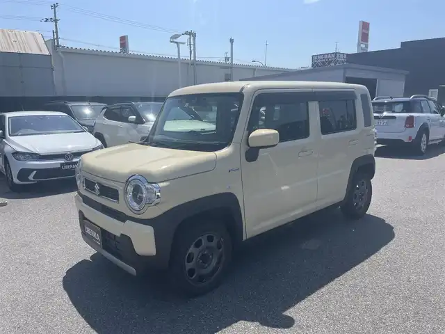 スズキ ハスラー HYBRID G 滋賀県 2022(令4)年 3.3万km 黄 社外ディスプレイオーディオ/・DVD/CD/BT/ドライブレコーダー/シートヒーター(D/N)/ACC/LKA/ETC
