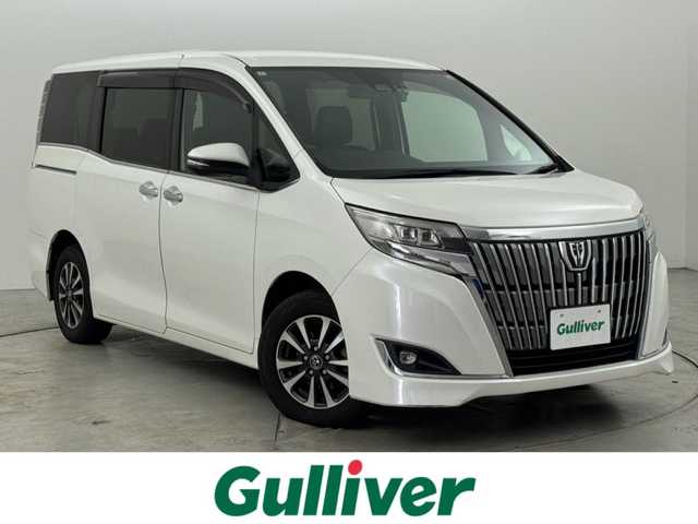 トヨタ エスクァイア Gi 福岡県 2018(平30)年 5.2万km ホワイトパールクリスタルシャイン 純正ナビ／フルセグＴＶ　/バックカメラ/ビルトインＥＴＣ　/前方ドラレコ　/クルーズコントロール　/衝突被害軽減　/レーンキープ　/両側電動スライドドア　/ＭＴモード付ＡＴ　/シートヒーター　/純正１５インチＡＷ　/ＬＥＤヘッドライト