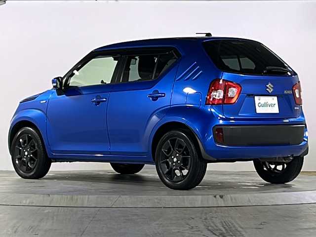 スズキ イグニス ハイブリッド S セレクション 広島県 2018(平30)年 1.6万km スピーディーブルーM 禁煙車/デュアルカメラブレーキサポート/車線逸脱警報/純正ナビ（KXM-E503W）/・フルセグ/CD/DVD/SD/BT/バックカメラ/革巻きステアリング/ステアリングスイッチ/シートヒーター/LEDヘッドライト/電動格納ウィンカーミラー/スマートキー/プッシュスタート/スペアキー/前ドライブレコーダー/ETC/純正フロアマット/純正ドアバイザー/Wエアバック