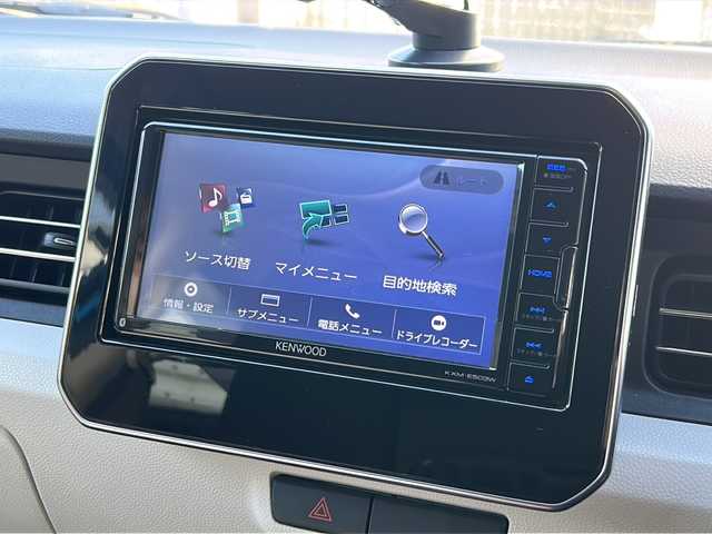 スズキ イグニス ハイブリッド S セレクション 広島県 2018(平30)年 1.6万km スピーディーブルーM 禁煙車/デュアルカメラブレーキサポート/車線逸脱警報/純正ナビ（KXM-E503W）/・フルセグ/CD/DVD/SD/BT/バックカメラ/革巻きステアリング/ステアリングスイッチ/シートヒーター/LEDヘッドライト/電動格納ウィンカーミラー/スマートキー/プッシュスタート/スペアキー/前ドライブレコーダー/ETC/純正フロアマット/純正ドアバイザー/Wエアバック