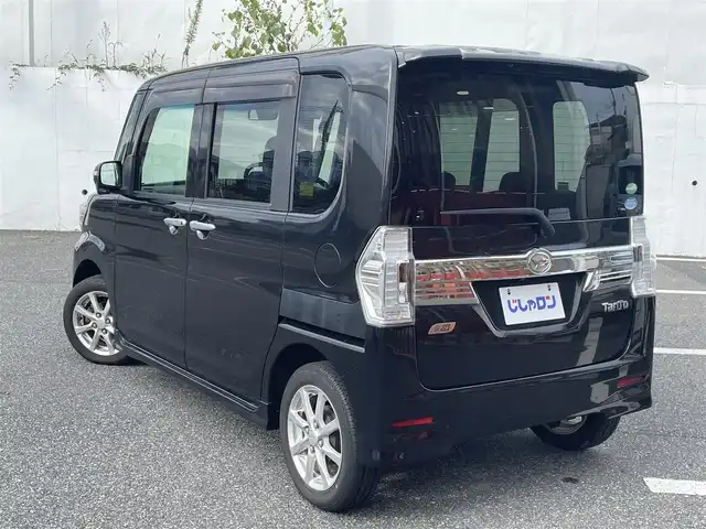 ダイハツ タント カスタム X トップED SA 千葉県 2014(平26)年 8.7万km ブラックマイカメタリック (株)IDOMが運営する【じしゃロン八千代店】の自社ローン対象車両になります。こちらは現金またはオートローンご利用時の価格です。自社ローンご希望の方は別途その旨お申付け下さい/純正SDナビ/パワースライドドア/Bluetooth接続/バックカメラ