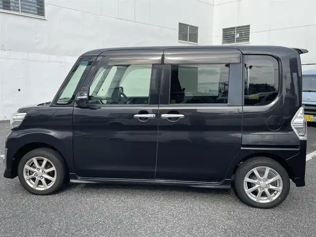 ダイハツ タント カスタム X トップED SA 千葉県 2014(平26)年 8.7万km ブラックマイカメタリック (株)IDOMが運営する【じしゃロン八千代店】の自社ローン対象車両になります。こちらは現金またはオートローンご利用時の価格です。自社ローンご希望の方は別途その旨お申付け下さい/純正SDナビ/パワースライドドア/Bluetooth接続/バックカメラ