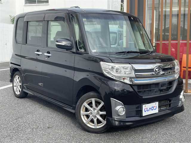 ダイハツ タント カスタム X トップED SA 千葉県 2014(平26)年 8.7万km ブラックマイカメタリック (株)IDOMが運営する【じしゃロン八千代店】の自社ローン対象車両になります。こちらは現金またはオートローンご利用時の価格です。自社ローンご希望の方は別途その旨お申付け下さい/純正SDナビ/パワースライドドア/Bluetooth接続/バックカメラ