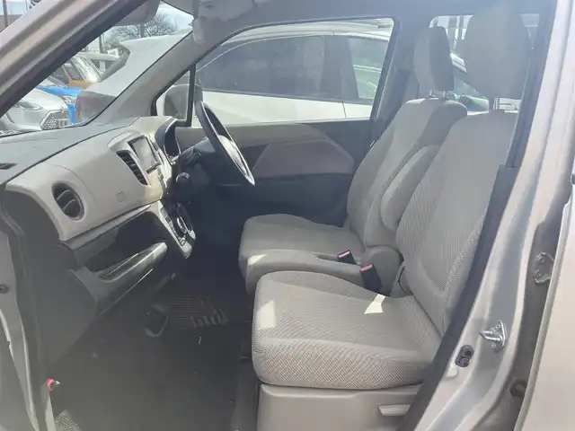 スズキ ワゴンＲ FX 千葉県 2014(平26)年 11.5万km シルキーシルバーメタリック 社外ナビ(AM/FM/CD/DVD/SD/ワンセグ)/キーレス/アイドリングストップ/純正フロアマット/ヘッドライトレベライザー/衝突被害軽減ブレーキ/電動格納ミラー